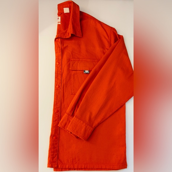 Levi's Orange Lightweight Shirt Jacket - Picture 1 of 9